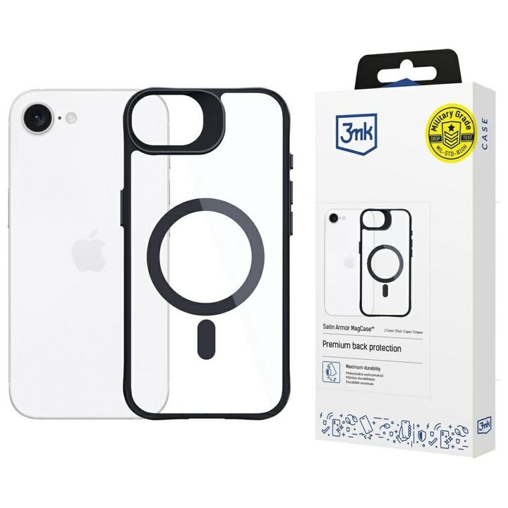 Etui 3MK Satin Armor MagCase do Apple    iPhone 16e / 17e na NearMe.pl