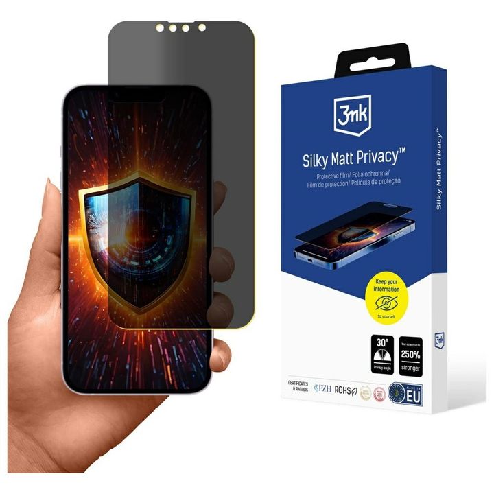 Folia prywatyzująca 3MK Silky Matt       Privacy do Apple iPhone 16e / 17e na NearMe.pl