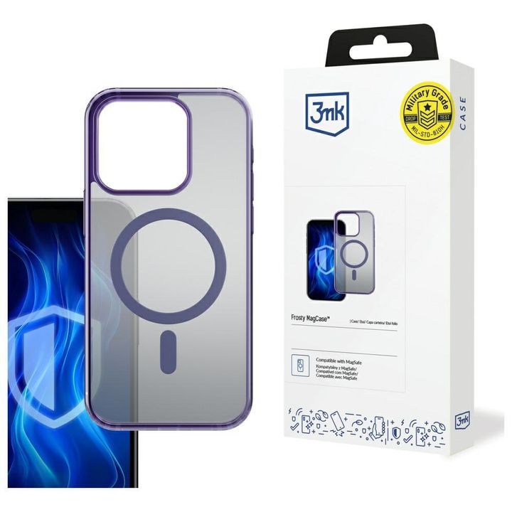 Etui 3MK Frosty MagCase do iPhone 13 Pro fioletowy na NearMe.pl