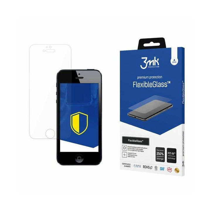 Szkło hybrydowe 3MK FlexibleGlass do     iPhone 5/5S/SE na NearMe.pl
