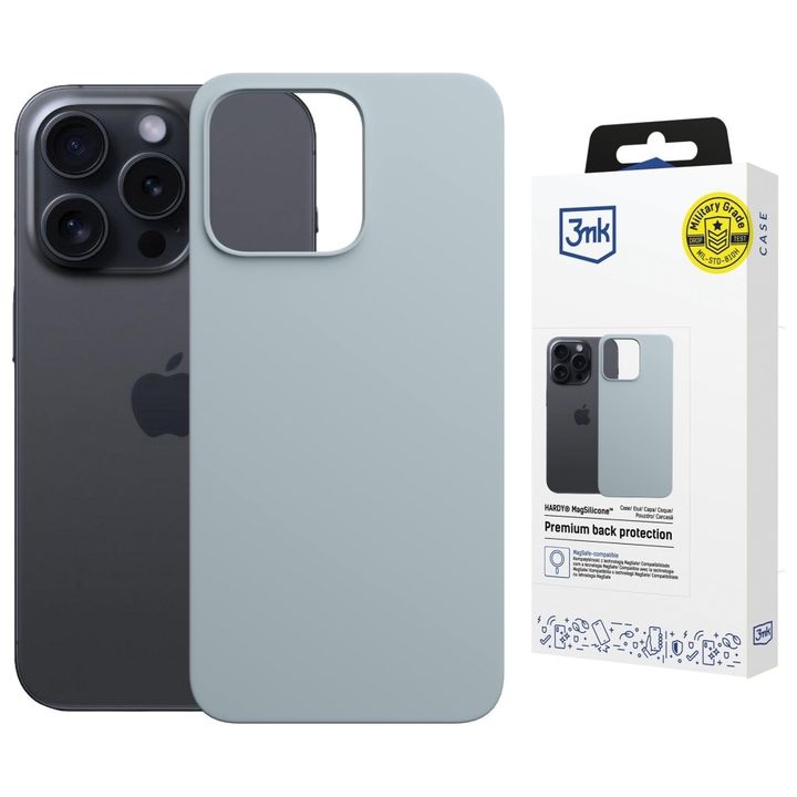 Etui 3MK Hardy MagSilicone do Apple      iPhone 13 Pro Max niebieski na NearMe.pl