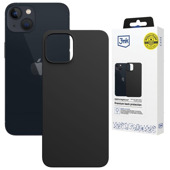 Etui 3MK Hardy MagSilicone do Apple      iPhone 14 Plus grafitowy na NearMe.pl