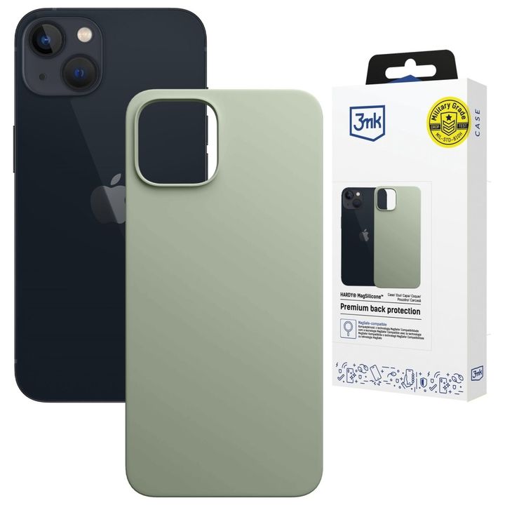 Etui 3MK Hardy MagSilicone do Apple      iPhone 15 zielony na NearMe.pl