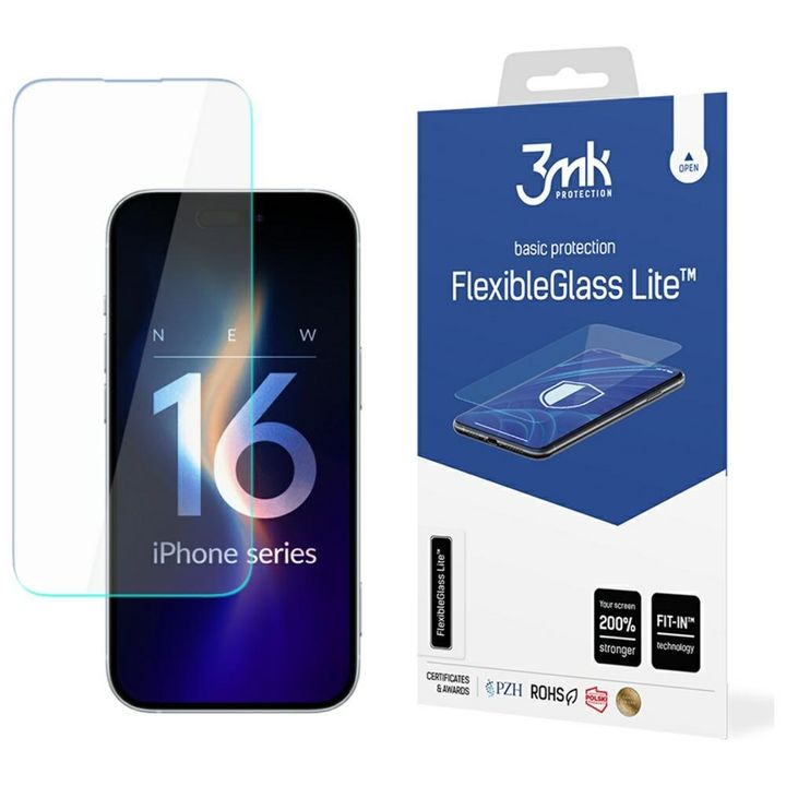 Szkło hybrydowe 3MK FlexibleGlass Lite   do Apple iPhone 16 Pro Max na NearMe.pl