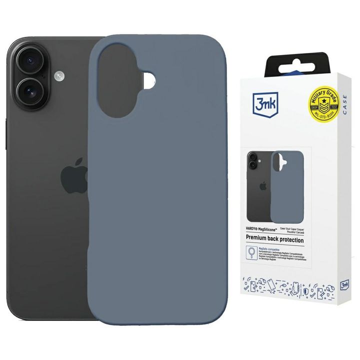 Etui 3MK Hardy MagSilicone do Apple      iPhone 16 Plus ultramarine na NearMe.pl