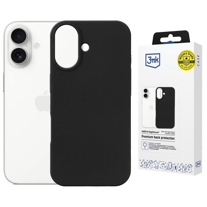 Etui 3MK Hardy MagSilicone do Apple      iPhone 17 grafitowy na NearMe.pl