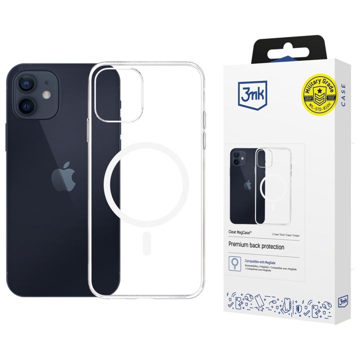 Etui 3MK Clear MagCase do Apple iPhone   12/12 Pro na NearMe.pl