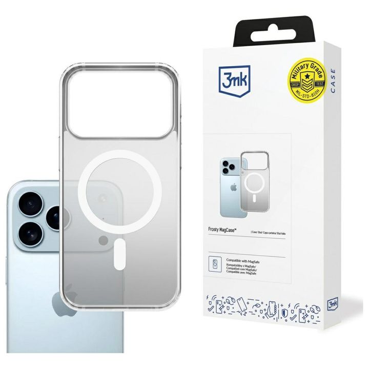 Etui 3MK Frosty MagCase do Apple iPhone  17 Pro biały na NearMe.pl