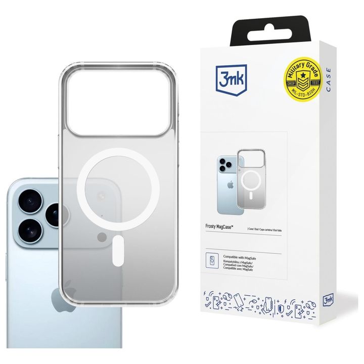Etui 3MK Frosty MagCase do Apple iPhone  17 Pro Max biały na NearMe.pl