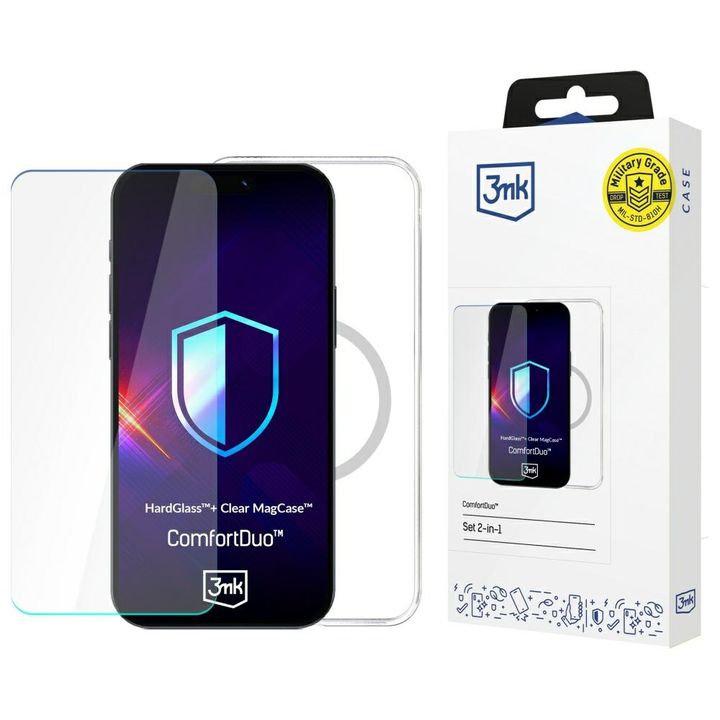 Zestaw 3MK ComfortDuo Clear MagCase do   Apple iPhone Air na NearMe.pl