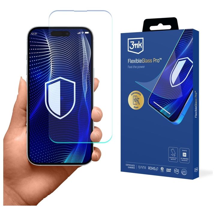 Szkło hybrydowe 3MK FlexibleGlass Pro do Apple iPhone 17 Pro Max na NearMe.pl