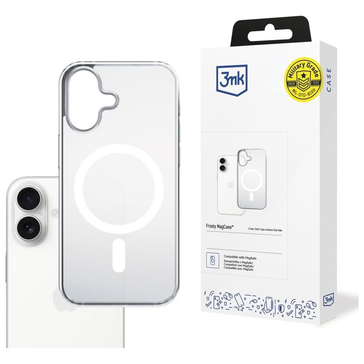 Etui 3MK Frosty MagCase do Apple iPhone  17 biały na NearMe.pl