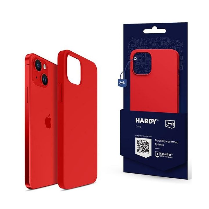 Etui 3MK Hardy Case MagSafe do Apple     iPhone 14 Plus / 15 Plus czerwony na NearMe.pl