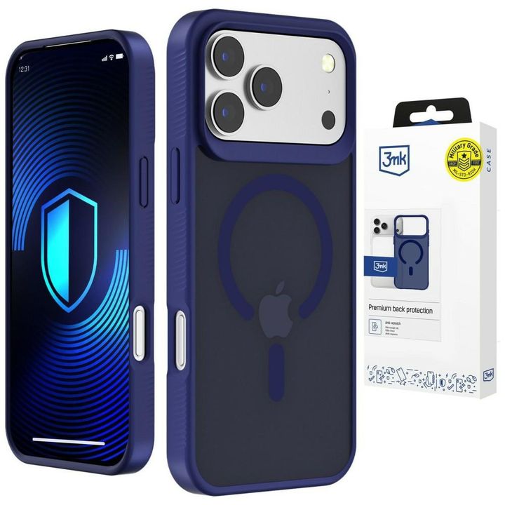 Etui 3MK Smoke MagCase do Apple iPhone   17 Pro niebieski na NearMe.pl