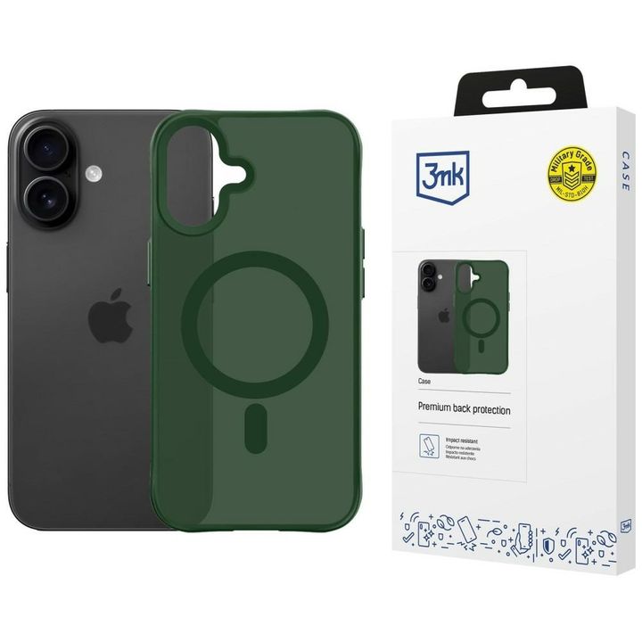 Etui 3MK Smoke MagCase do Apple iPhone   17 zielony na NearMe.pl