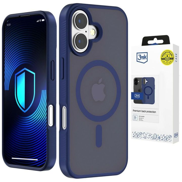Etui 3MK Smoke MagCase do Apple iPhone   17 niebieski na NearMe.pl