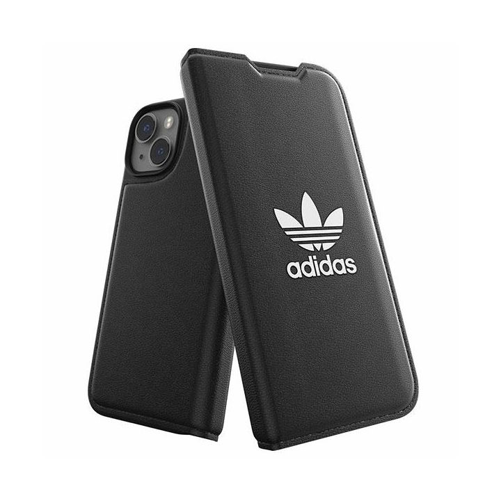 Adidas OR Booklet Case BASIC iPhone 14/ 15 / 13 6.1" czarno biały/black white 50181 na NearMe.pl