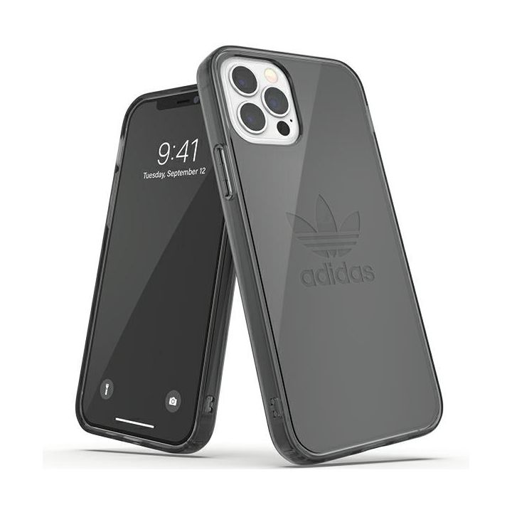 Adidas OR Protective iPhone 12/12 ProClear Case czarny przezroczysty/smokey black 42385 na NearMe.pl