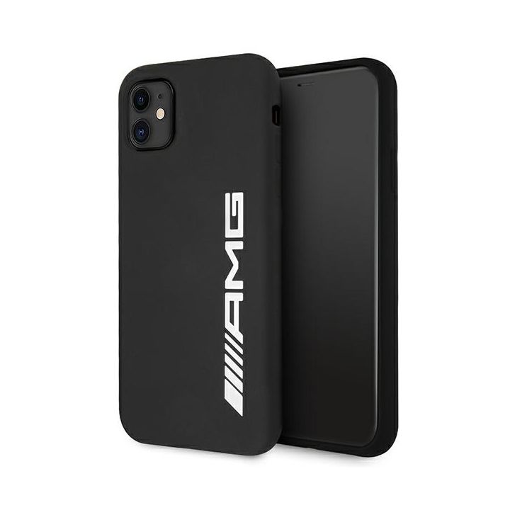 AMG AMHCN61SGLBGN iPhone 11 6,1"czarny/black hardcase Silicone Big Logo na NearMe.pl