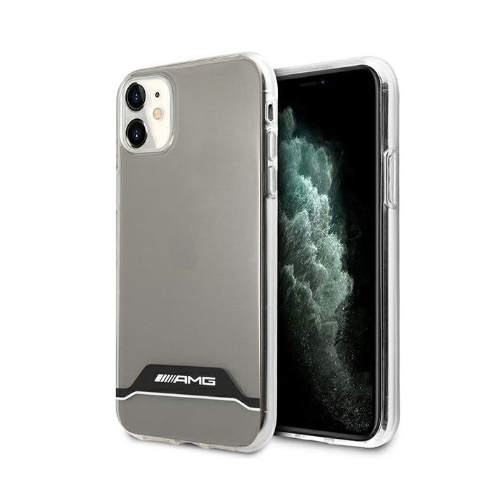 AMG AMHCN61TCBW iPhone 11 / Xr 6,1"przezroczysty/transparent hardcase Electroplate Black&White na NearMe.pl