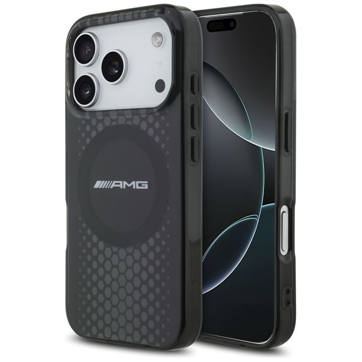 Etui AMG Double Layer Transparent        Graphics MagSafe do iPhone 17 Pro czarny na NearMe.pl