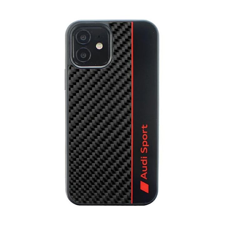 Audi Carbon Fiber Stripe iPhone 11 / Xr6.1" czarny/black hardcase AUS-TPUPCIP11-R8/D1-BK na NearMe.pl