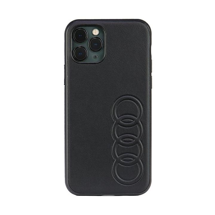 Audi Synthetic Leather iPhone 11 Pro 5.8" czarny/black hardcase AU-TPUPCIP11-TT/D1-BK na NearMe.pl