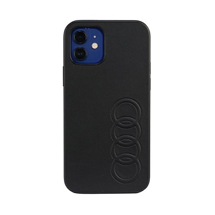 Audi Synthetic Leather iPhone 12/12 Pro 6.1" czarny/black hardcase AU-TPUPCIP12P-TT/D1-BK na NearMe.pl