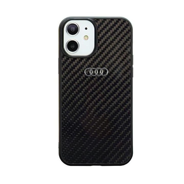 Audi Carbon Fiber iPhone 11 / Xr 6.1" czarny/black hardcase AU-TPUPCIP11-R8/D2-BK na NearMe.pl