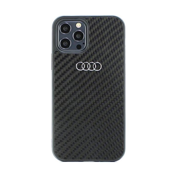 Audi Carbon Fiber iPhone 12/12 Pro 6.1" czarny/black hardcase AU-TPUPCIP12P-R8/D2-BK na NearMe.pl