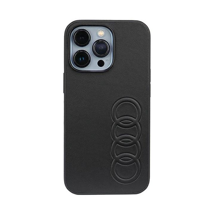 Audi Synthetic Leather iPhone 13 Pro / 13 6.1" czarny/black hardcase AU-TPUPCIP13P-TT/D1-BK na NearMe.pl