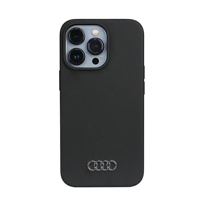 Audi Silicone Case iPhone 13 Pro / 13 6.1" czarny/black hardcase AU-LSRIP13P-Q3/D1-BK na NearMe.pl