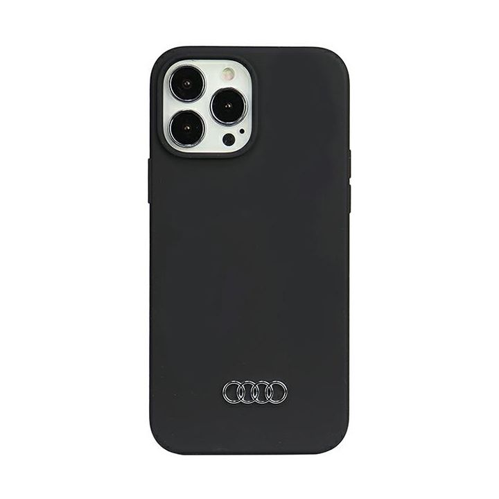 Audi Silicone Case iPhone 13 Pro Max 6.7" czarny/black hardcase AU-LSRIP13PM-Q3/D1-BK na NearMe.pl