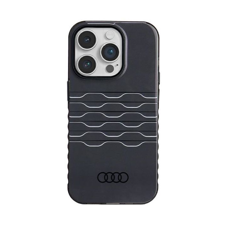 Audi IML MagSafe Case iPhone 14 Pro 6.1" czarny/black hardcase AU-IMLMIP14P-A6/D3-BK na NearMe.pl