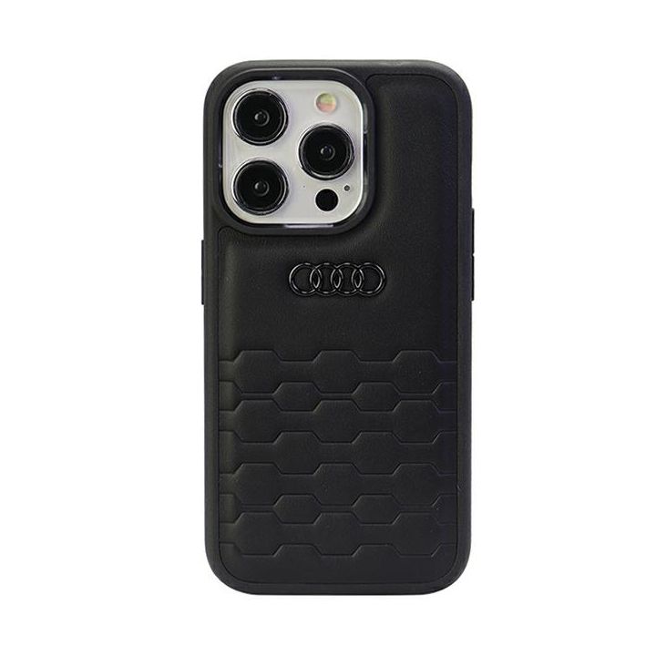 Audi GT Synthetic Leather iPhone 15 Pro6.1"czarny/black hardcase AU-TPUPCIP15P-GT/D2-BK na NearMe.pl