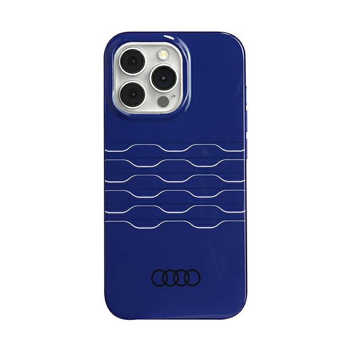 Audi IML MagSafe Case iPhone 13 Pro Max 6.7" niebieski/navy blue hardcase AU-IMLMIP13PM-A6/D3-BE na NearMe.pl
