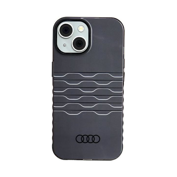 Audi IML MagSafe Case iPhone 15 / 14 / 13 6.1" czarny/black hardcase AU-IMLMIP15-A6/D3-BK na NearMe.pl