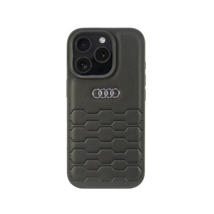 Audi Synthetic Leather iPhone 16 Pro 6.3" czarny/black hardcase AU-TPUPCIP16P-GT/D2-BK na NearMe.pl