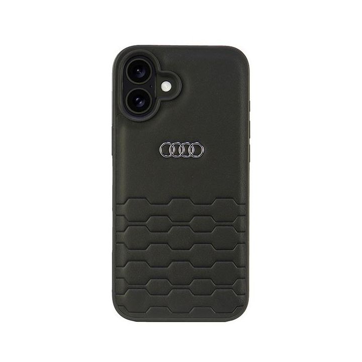 Audi Synthetic Leather iPhone 16 Plus 6.7" czarny/black hardcase AU-TPUPCIP16M-GT/D2-BK na NearMe.pl
