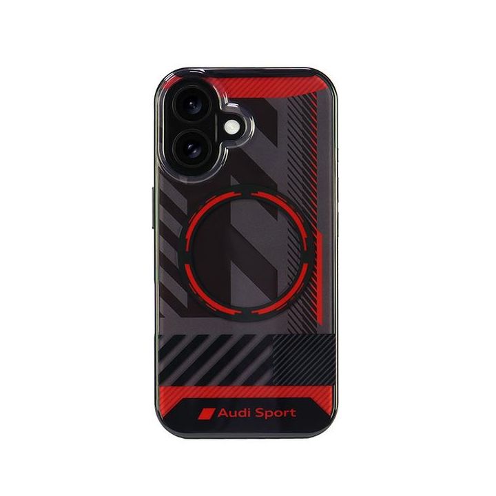 Audi IML Sport MagSafe iPhone 16 6.1"czarny/black hardcase AUS-IMLMIP16-RSQ/D2-BK na NearMe.pl