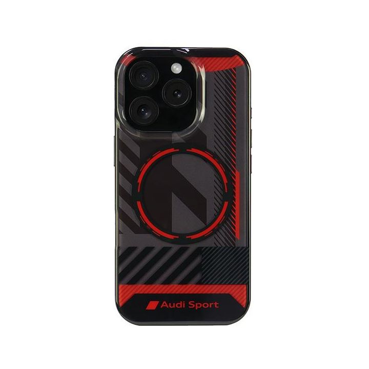 Audi IML Sport MagSafe iPhone 16 Pro 6.3" czarny/black hardcase AUS-IMLMIP16P-RSQ/D2-BK na NearMe.pl