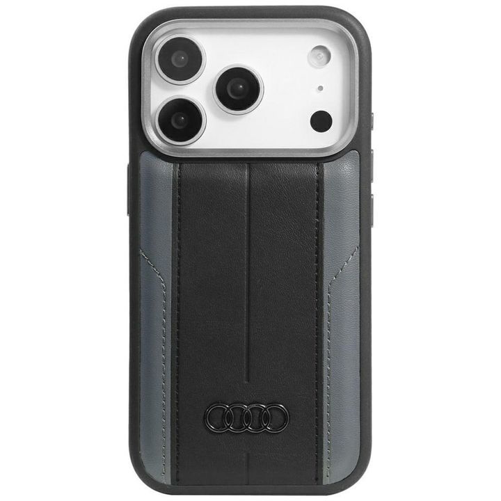 Etui Audi A6 Synthetic Leather MagSafe   do iPhone 17 Pro czarny na NearMe.pl