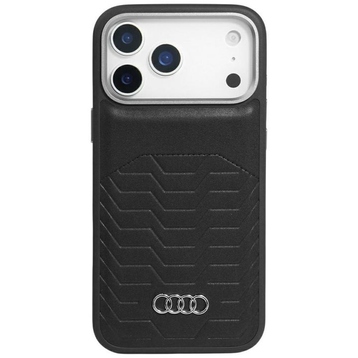 Etui Audi GT Synthetic Leather MagSafe   do iPhone 17 Pro czarny na NearMe.pl