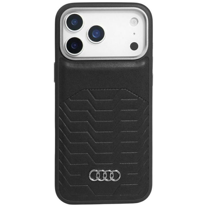 Etui Audi GT Synthetic Leather MagSafe   do iPhone 17 Pro Max czarny na NearMe.pl
