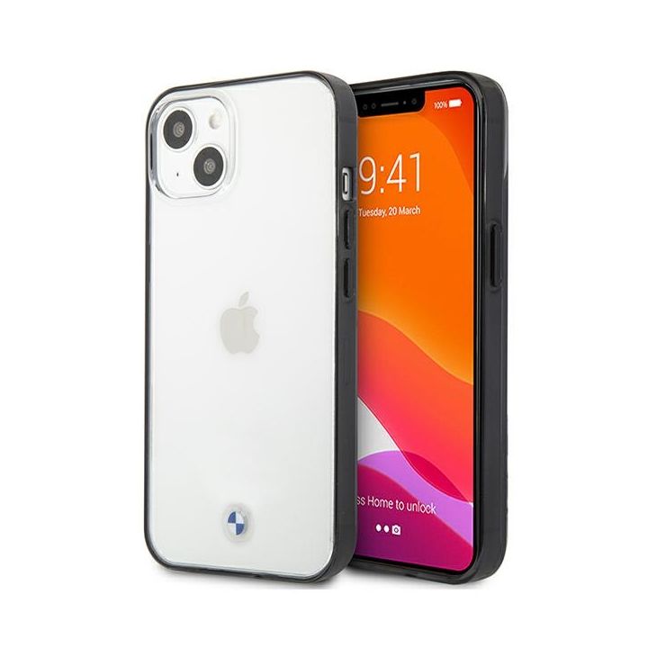 Etui BMW BMHCP13MPCUMRBK iPhone 13 / 14/ 15 6.1" transparent hardcase Signature Collection na NearMe.pl