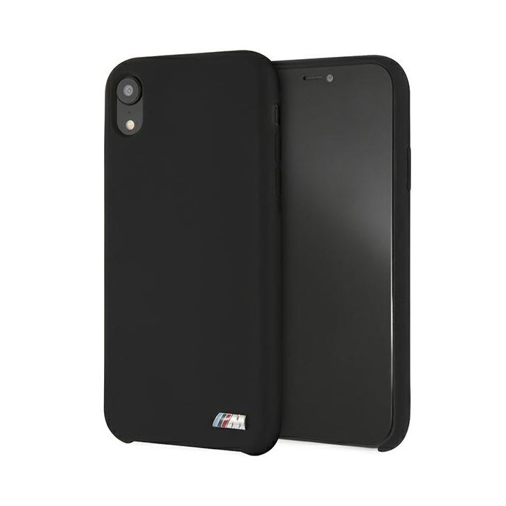 Etui BMW BMHCI61MSILBK iPhone Xrczarny/black hardcase Silicone M Collection na NearMe.pl