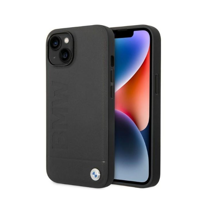 Etui BMW BMHMP14MSLLBK iPhone 14 Plus / 15 Plus 6,7" czarny/black hardcase Signature Logo Imprint Magsafe na NearMe.pl