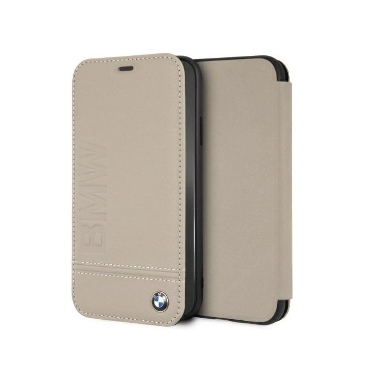 BMW BMFLBKI61LLST iPhone Xr bookbeżowy/taupe Logo Imprint na NearMe.pl