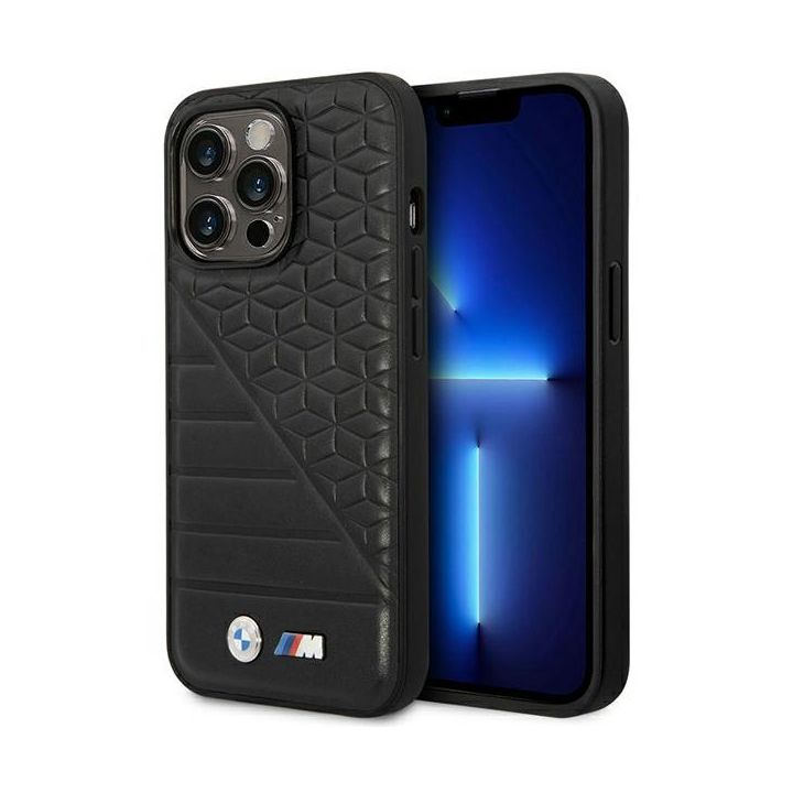 Etui BMW BMHCP14X22PMGK iPhone 14 Pro Max 6,7" czarny/black Bi Pattern na NearMe.pl