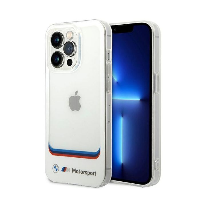 Etui BMW BMHCP14X22HMCH iPhone 14 Pro Max 6,7" biały/white Transparent Center na NearMe.pl